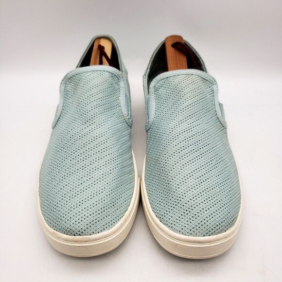 Olukai Pehuea Shoes Womens 9 EUR 39 Aqua Slip On Sneaker Mesh Comfort - Picture 4 of 8